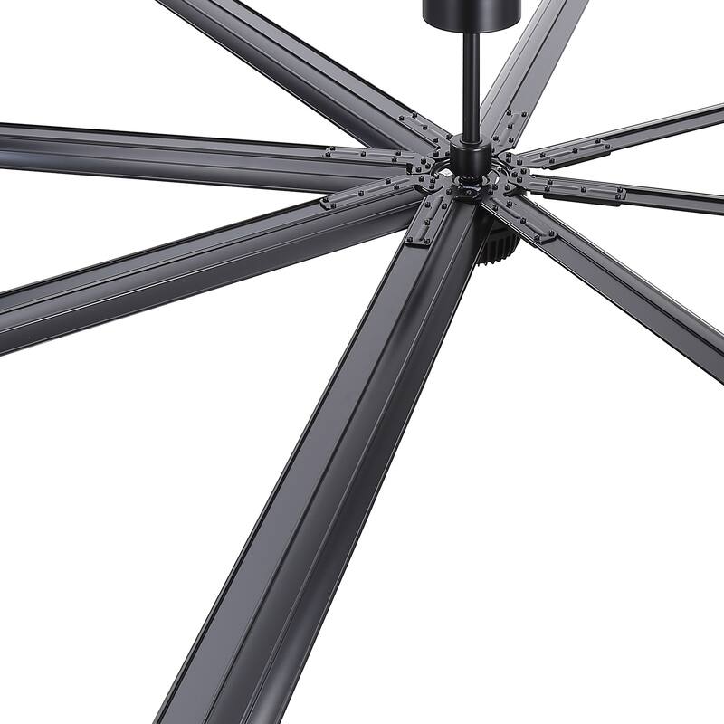 72"/84"/96"/100"/120" Extra Larger HVLS Commercial Ceiling Fan with Remote and Aluminum Blades