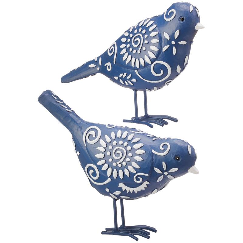 Blooms Bird 8.5" Set of 2 - 8.5