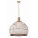 preview thumbnail 9 of 8, Crystorama Lighting Group ZAN-9006 Zanzibar 6 Light 26" Wide Pendant