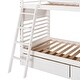 preview thumbnail 15 of 17, Twin over Twin Classic Wooden Bunk Bed with 2 Drawers,Space-Efficient Multifunctional Bunk Bed with Storage,White