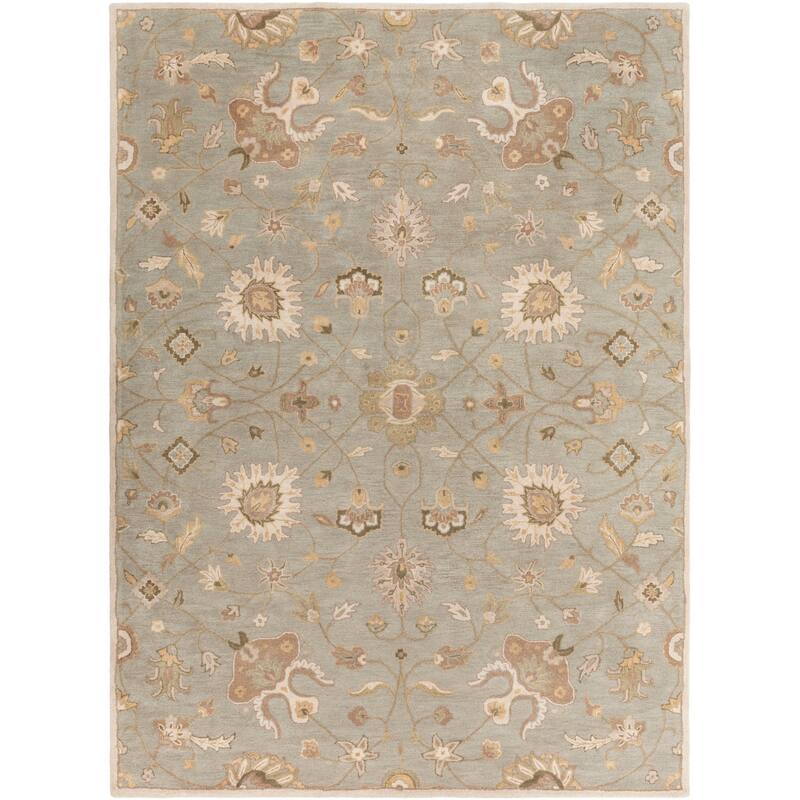 Hand-tufted Trey Traditional Wool Area Rug