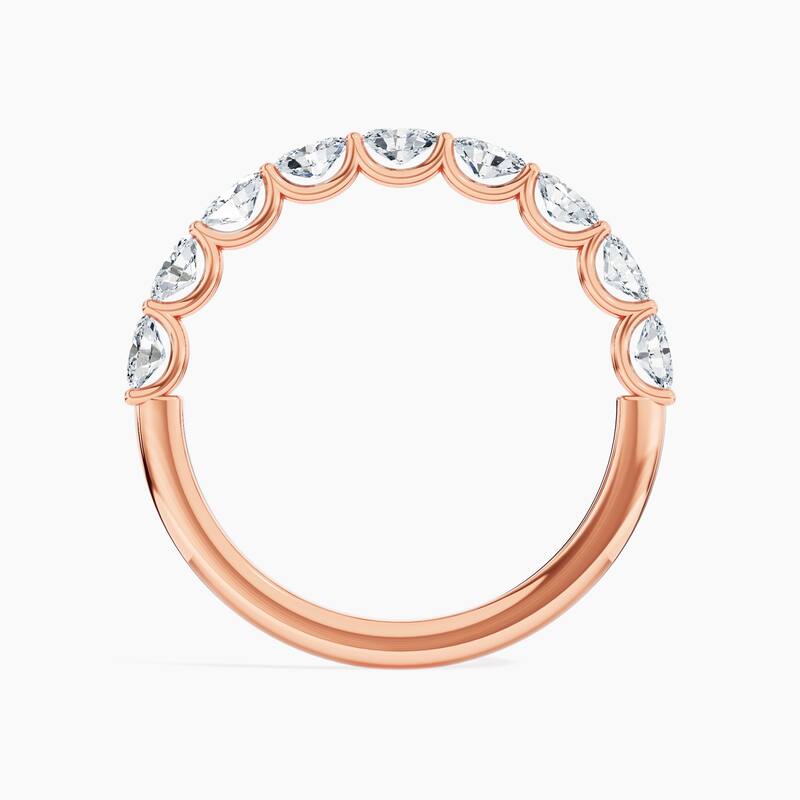 Auriya 14k Gold Oval East-West Lab Grown Diamond Half Eternity Band 0.90 - 3.75 ct. tw. (F-G, VS)