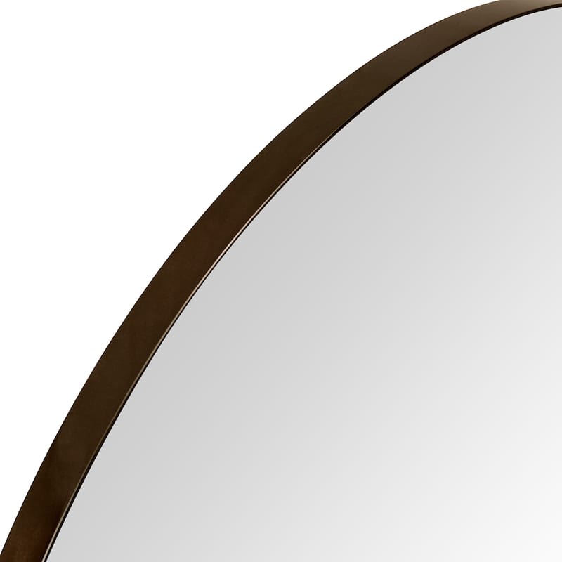 TEHOME Yolanta Round Metal Wall Mirror
