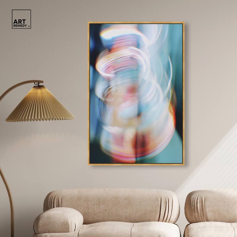Swirling Light II Canvas by Art Remedy
