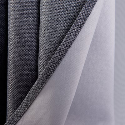 Lucas Textured Jacquard Blackout Window Curtain Panel
