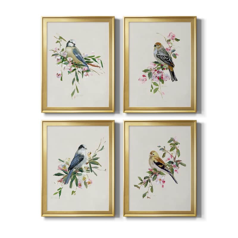 Spring Song Blue Bird Premium Framed Canvas - Ready to Hang - Multi-Color