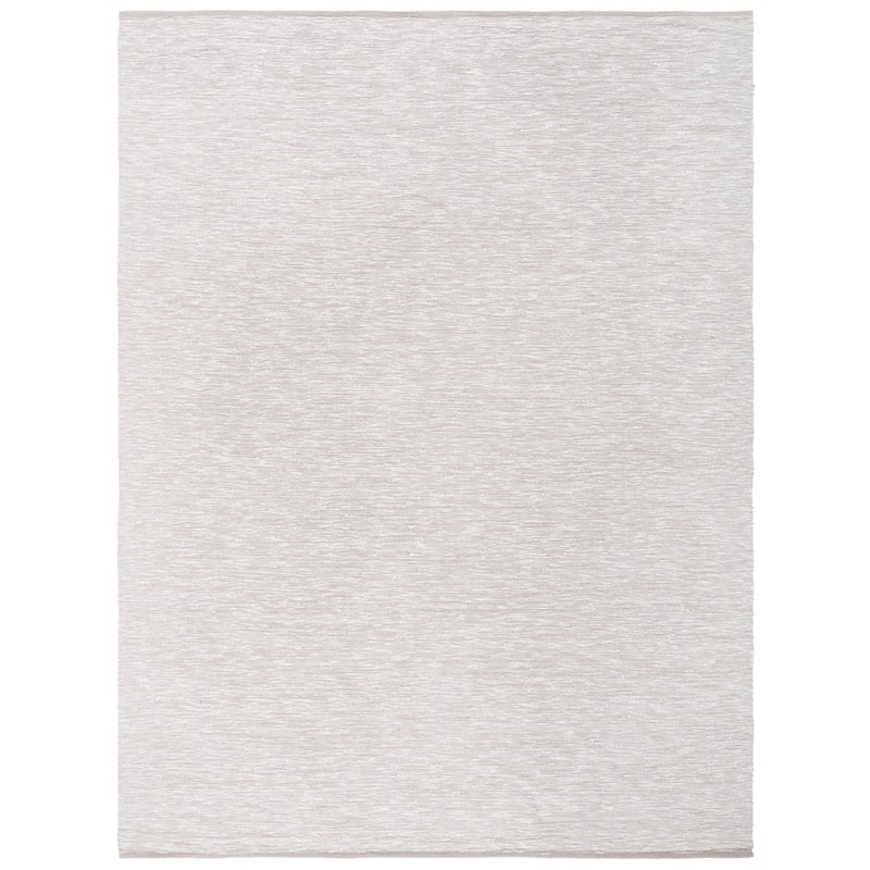 SAFAVIEH Handmade Montauk Jorun Cotton Rug - 8' x 10' - Light Grey/Ivory