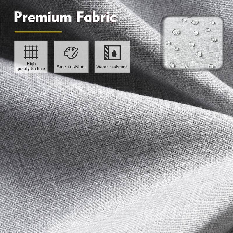 XIZZI Patio Wicker Loveseat with Cushions Outdoor 2-Seater Sofa for Patio, Deck, or Backyard