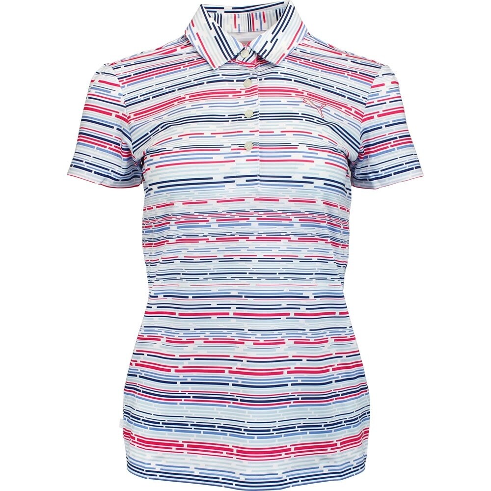 Shop Puma Womens Road Map Golf Shirt Golf Athletic Polo Free