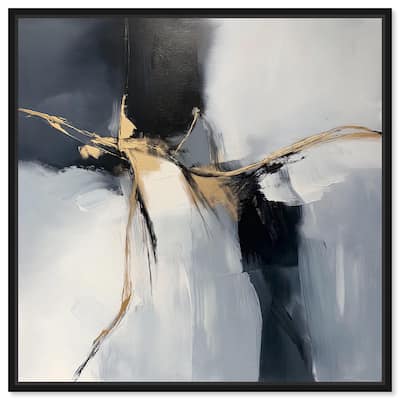 Golden Fissure II Canvas by Art Remedy