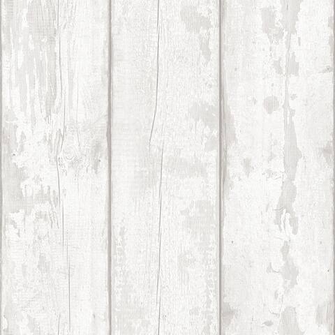 Arthouse Washed Wood Unpasted Wallpaper