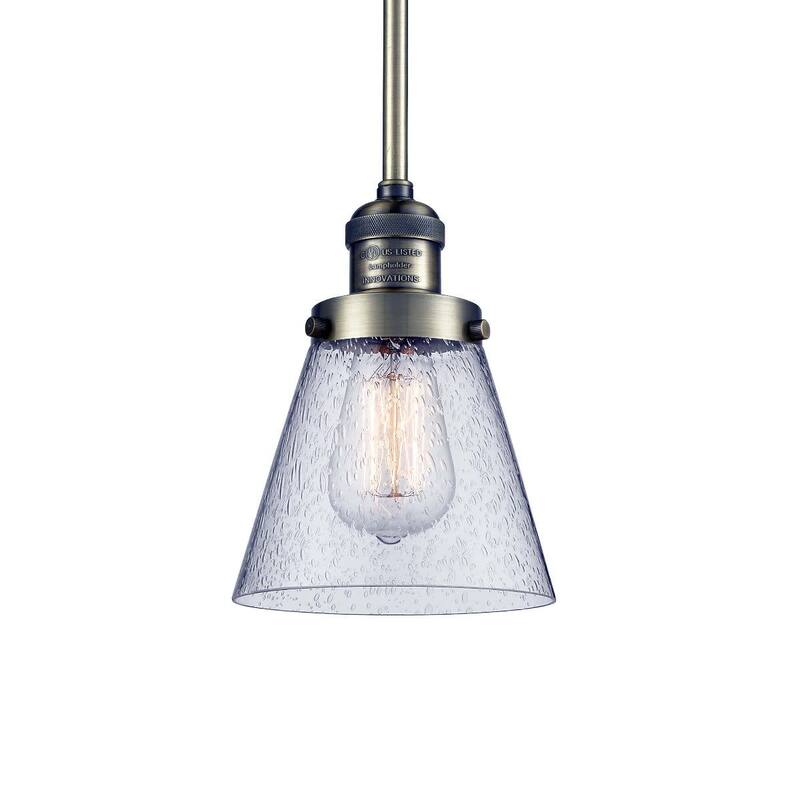 Innovations Lighting Small Cone Single Light 6" Wide Mini Pendant with