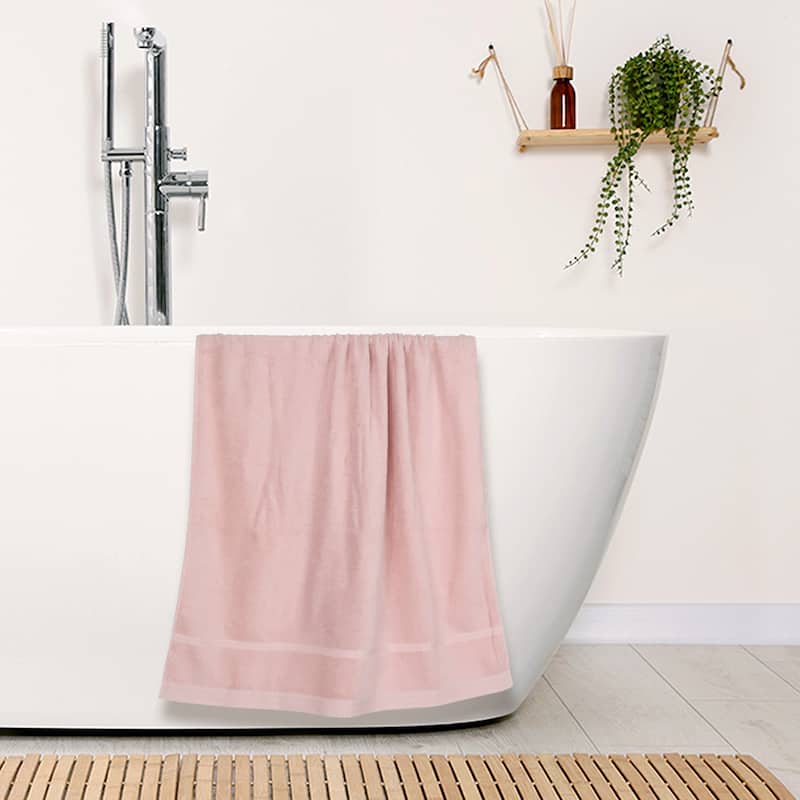 Cotton 2 Pack Bath Towels, Highly Absorbent Quick Dry and Lightweight Towels for Bathroom, Hotel, Gym 28" x 56"