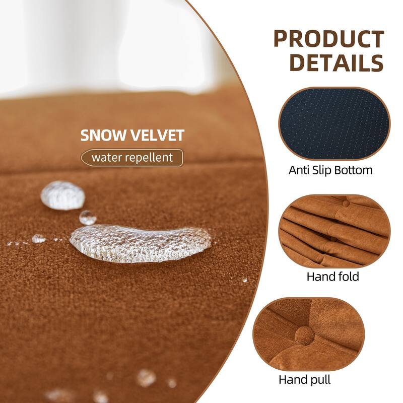 Ergonomic Design Stable Bean Bag Sofa,Armless Floor sofa Bean Bag Chair for Adults Fireside Bean Bag Lounger Memory Foam Chair