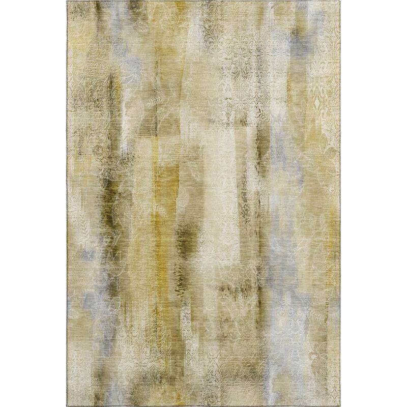 Premium Washable Super Soft Abstract Imprints Mayfield Rug