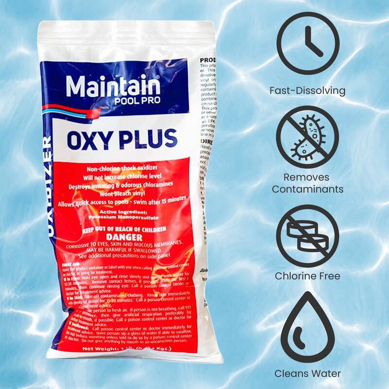 Oxy Plus Chlorine Free Oxidizing Shock Treatment - 1 lb. Bag
