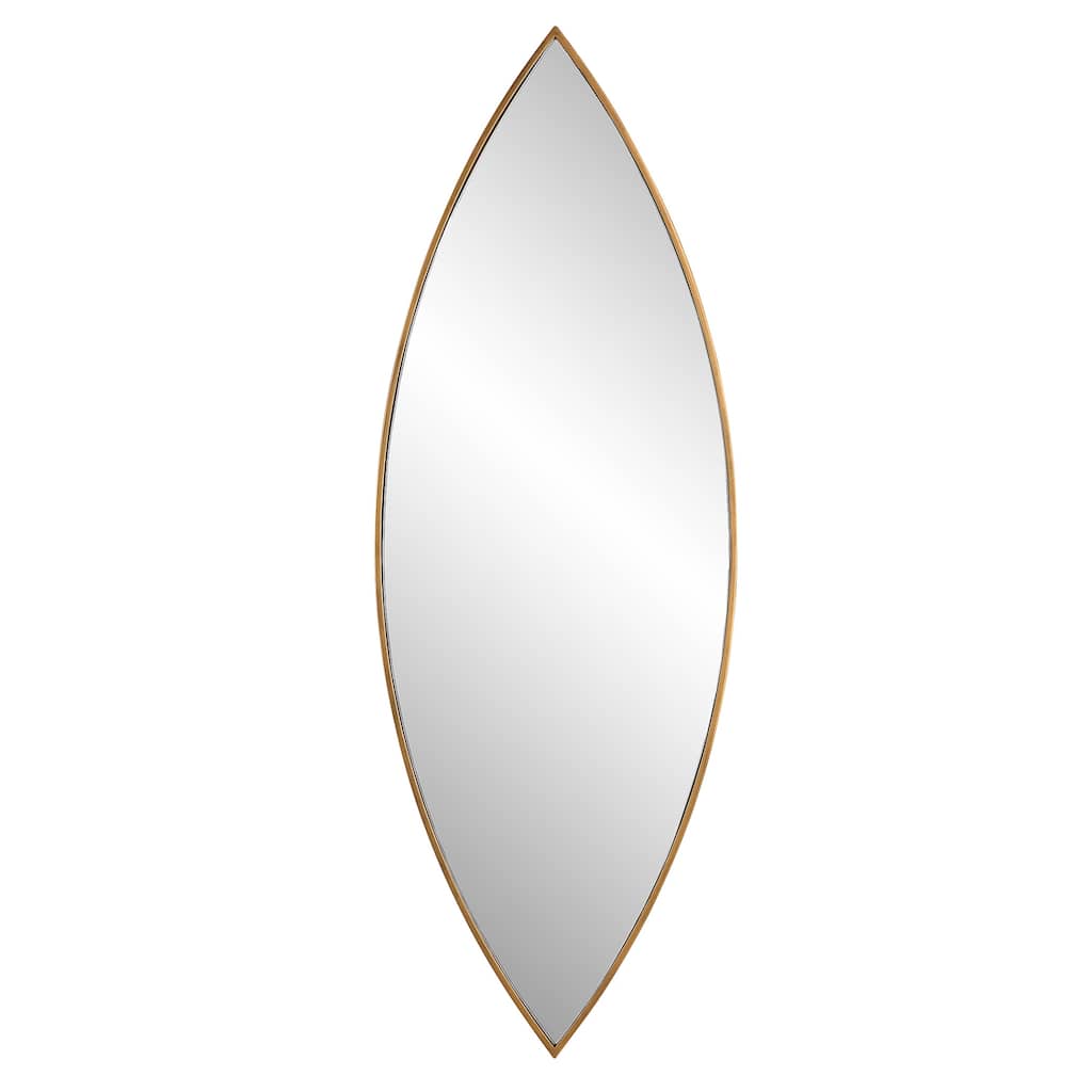 Ellipse Wall Mirror - 40" - Antique Gold