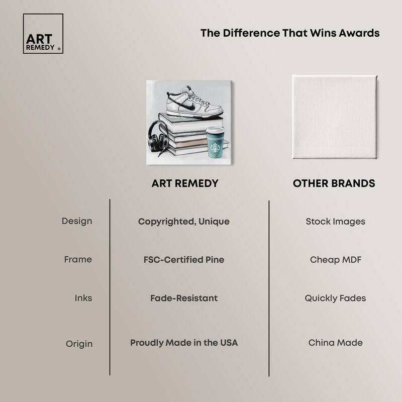 The Absolute Essentials Canvas by Art Remedy, Gallery Wrapped