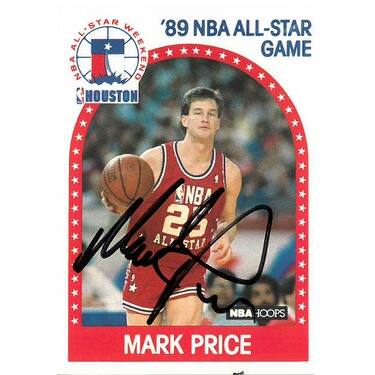 Shop Mark Price Signed 198990 Nba Hoops All Star Basketball Card