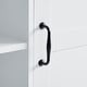 preview thumbnail 58 of 75, GDFStudio - Elijah Tall Bathroom Cabinet with Tilt-Out Laundry Hampers and Adjustable Shelves