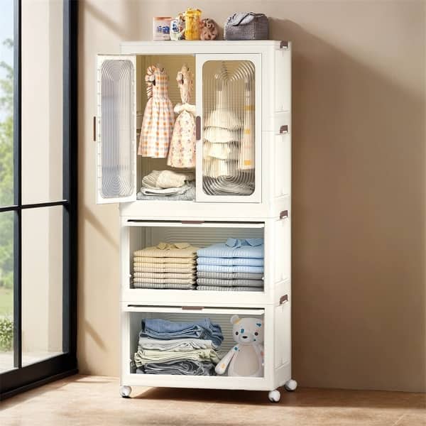 Portable Wardrobe Closet Storage Organizer for Clothes,Clothes Dresser - Bed Bath & Beyond - 41825309 Portable Wardrobe Closet Storage Organizer for Clothes,Clothes Dresser - Bed Bath & Beyond - 41825309