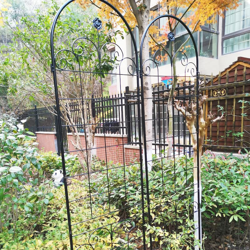 4 Pack Metal Garden Trellis for Outdoor
