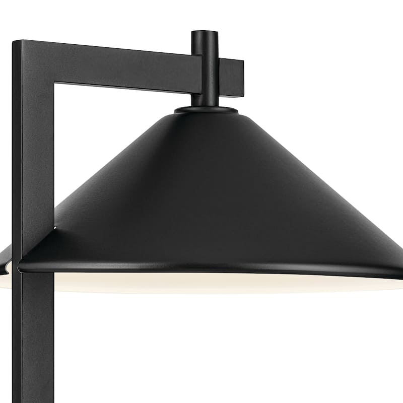 Kichler Lighting Ripley 1-Light Black Outdoor Post Light