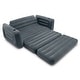 preview thumbnail 2 of 5, Intex Queen Size Inflatable Pull-Out Sofa Bed Sleep Away Futon Couch, Dark Gray