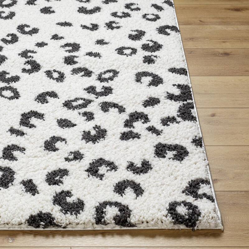 Livabliss Birmingham Animal Print Plush Area Rug