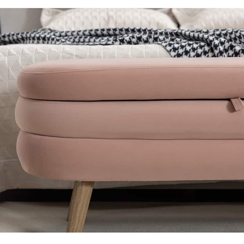 Storage Bench Bedroom Bench With Wood Legs