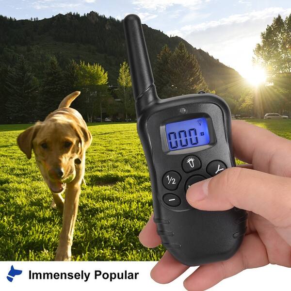 Shop Ownpets Dog Training Collar With Remote 100 Levels Static Shock Rechargeable Waterproof 330 Yard Pet Trainer Size Overstock 18357686