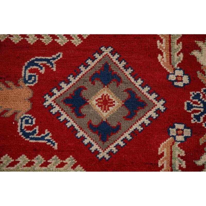 Traditional Kazak Oriental Area Rug Hand-Knotted Wool Carpet - 8'5" x 11'5"