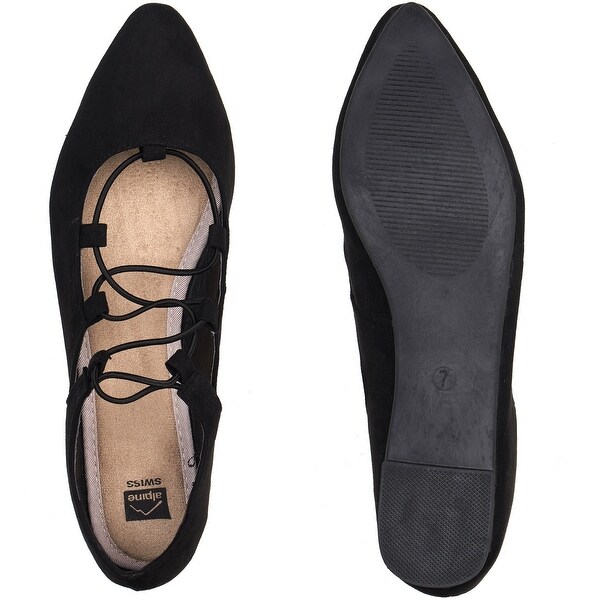 pointed slip on flats