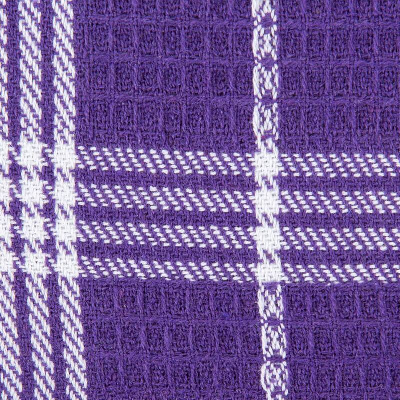 J&M Waffle Weave Dishtowel & Dishcloth (Set of 8)