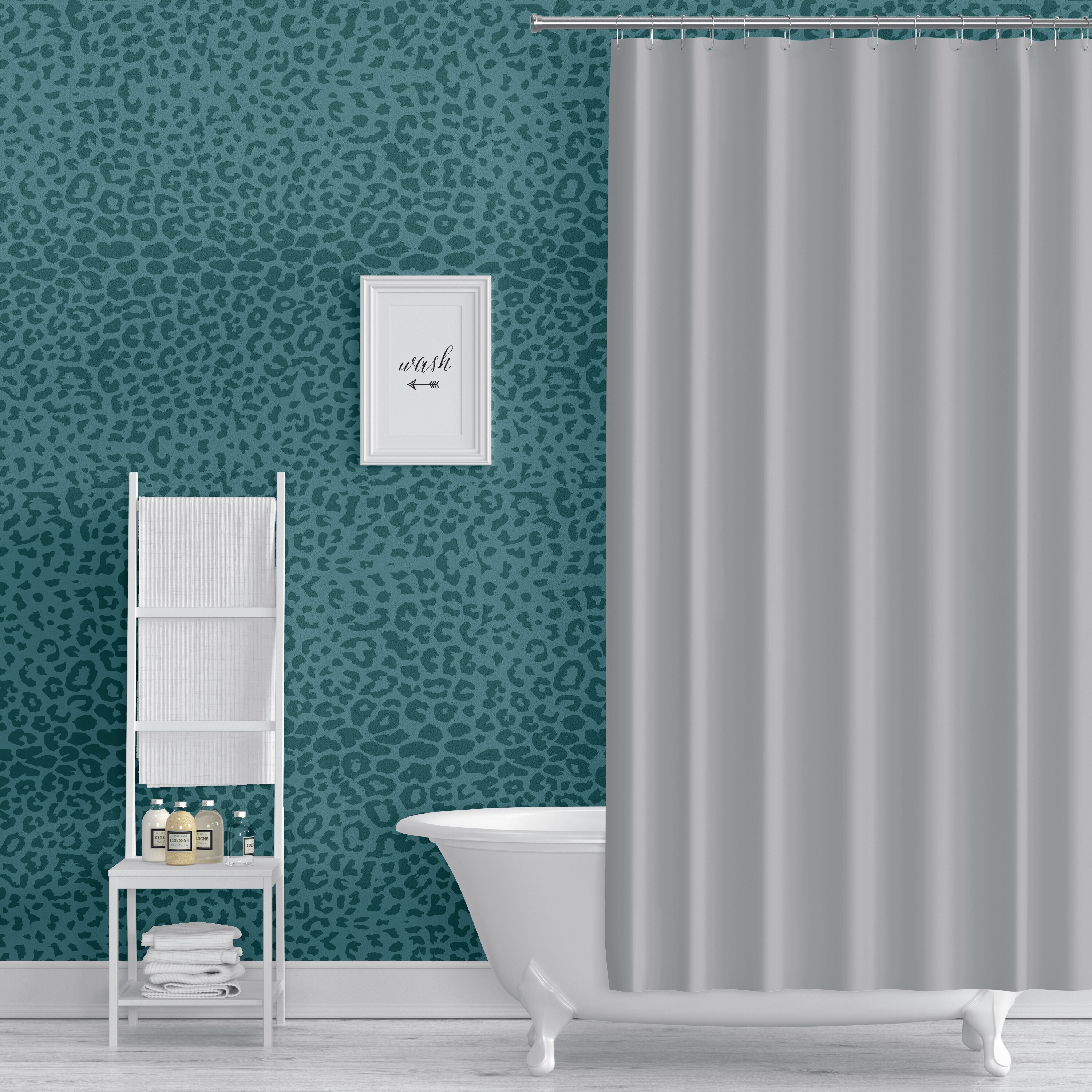 Shop Boho Animal Print Green Peel And Stick Wallpaper By Kavka