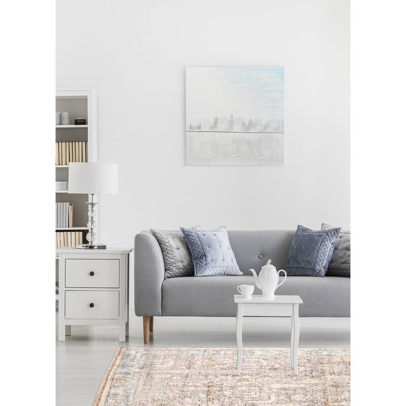 ECARPETGALLERY Hand-knotted Jules Serapi Grey Wool Rug - 8'0 x 9'9