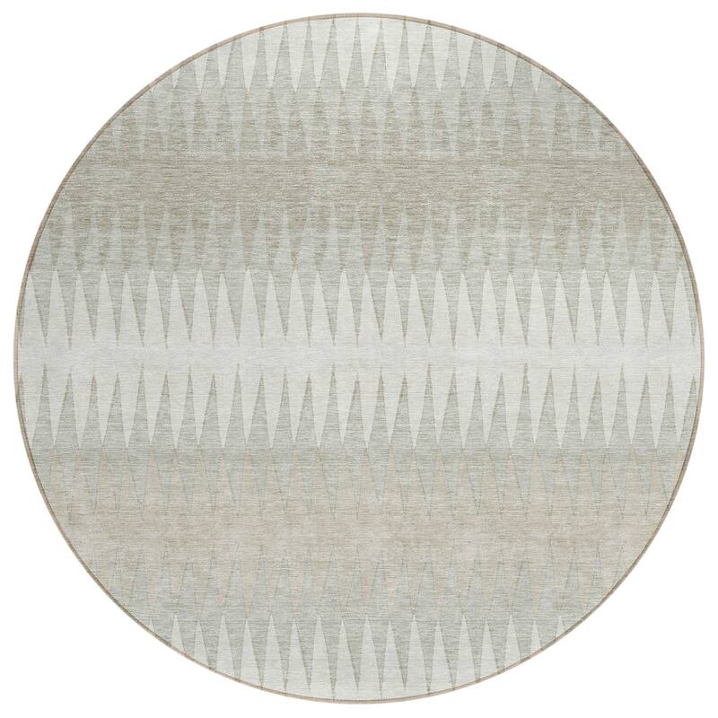 Machine Washable Indoor/ Outdoor Chantille Contemporary Rug