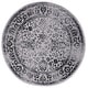 preview thumbnail 188 of 208, SAFAVIEH Adirondack Dakota Rustic Shabby Chic Distressed Rug 6' Round - Grey/Black - Round