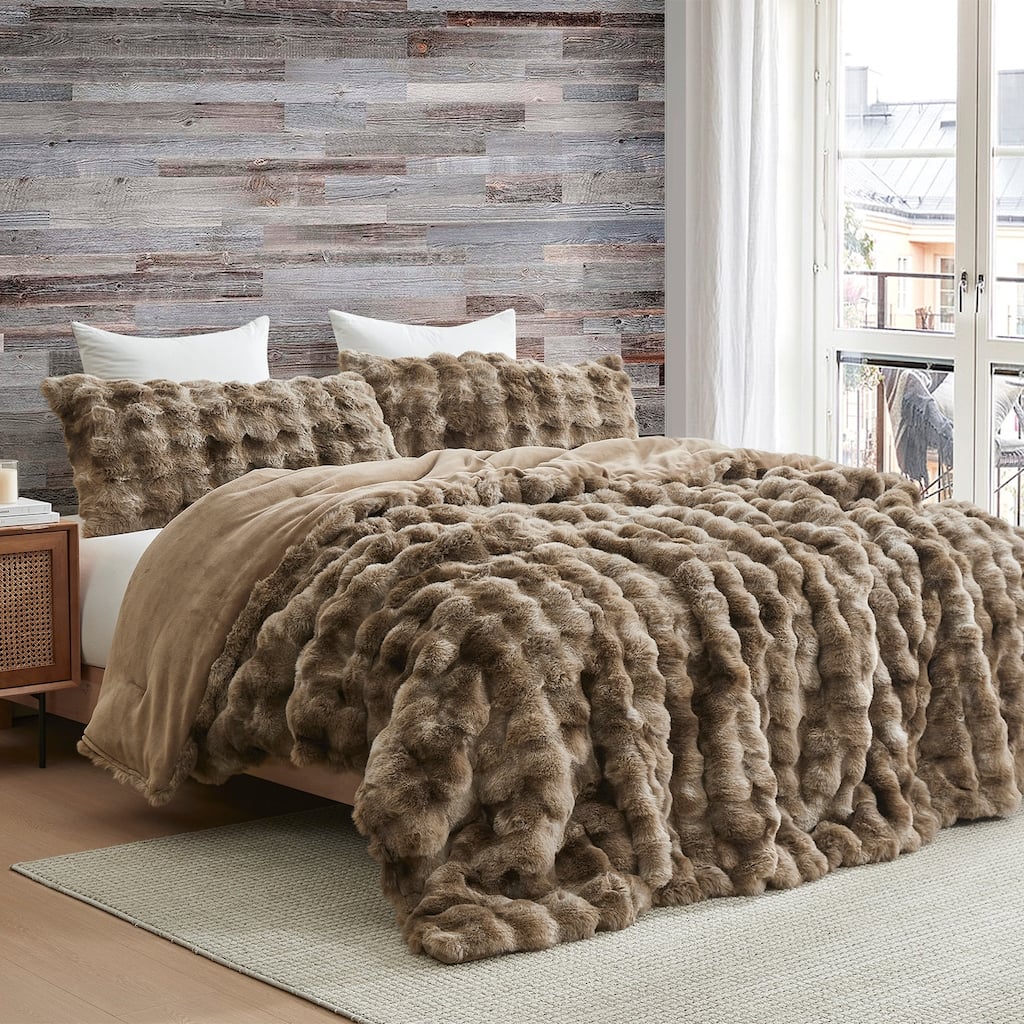 Beary Soft® - Coma Inducer® Oversized Comforter Set - Kodiak Brown