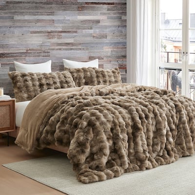 Beary Soft - Coma Inducer® Oversized Comforter Set - Kodiak Brown