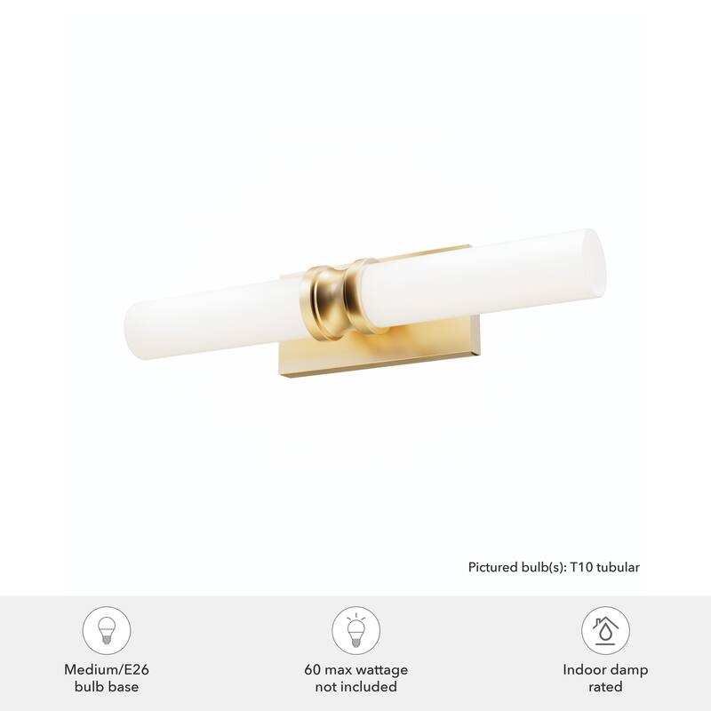 Hunter Lenlock Vanity Wall Light - Art Deco, Damp Rated