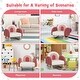 preview thumbnail 15 of 16, Costway Kids Rocking Chair Children Armchair Velvet Upholstered Sofa - 20'' x 19.5'' x 20''