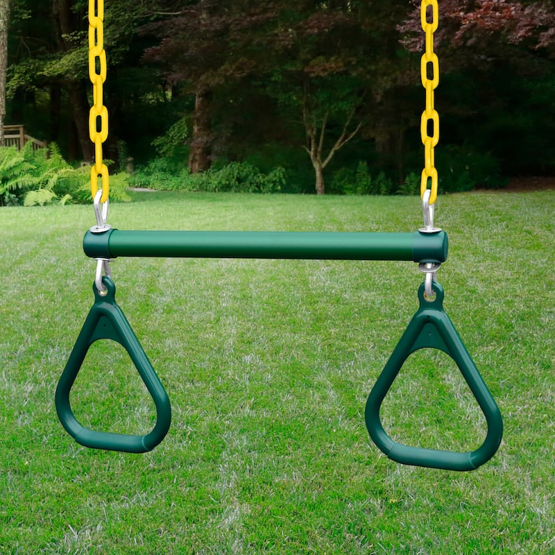 Gorilla Playsets 17-inch Trapeze Bar with Rings