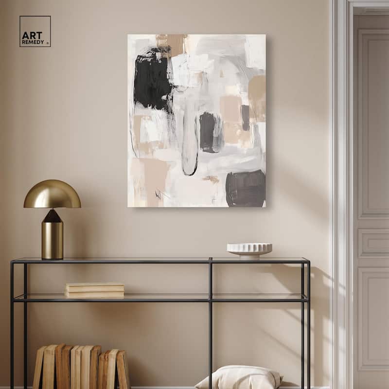 Beauty of Beige I Canvas by Art Remedy, Gallery Wrapped
