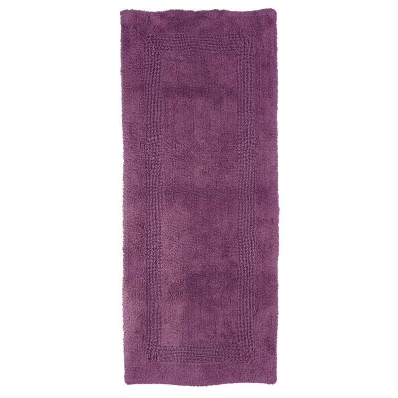 Bath Mat - 60x24-Inch Plush Cotton Bathroom Runner by Windsor Home