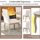 preview thumbnail 22 of 30, Modern Dining Table Set 4 Upholstered Chairs