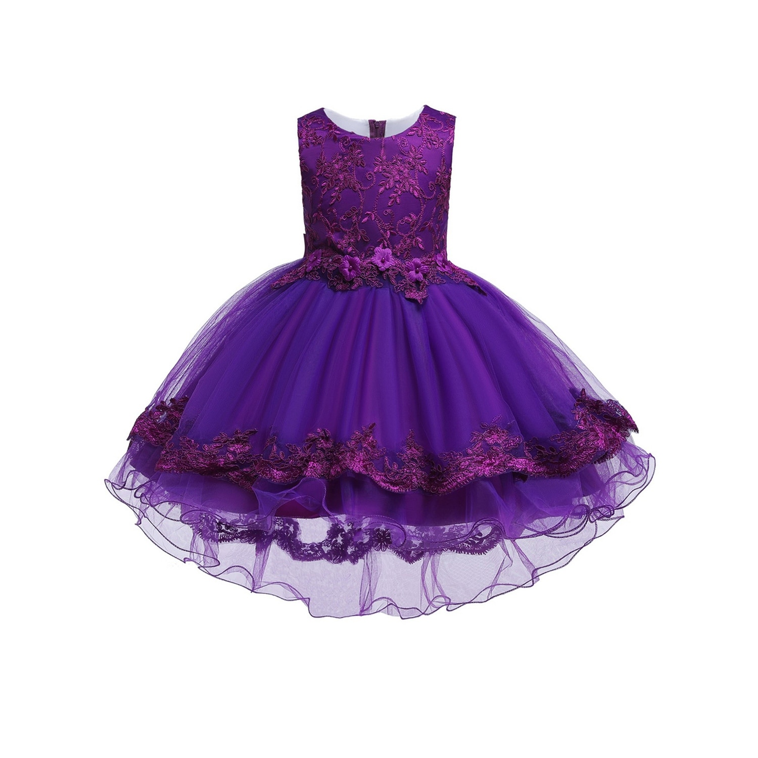 girls purple easter dress