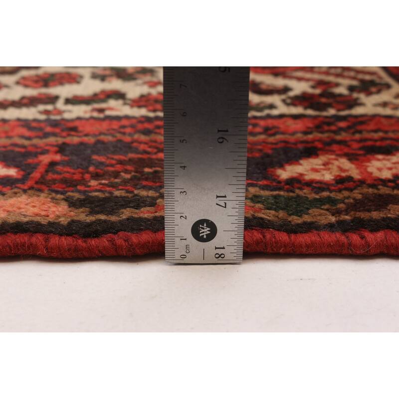 ECARPETGALLERY Hand-knotted Andelz Red Wool Rug - 3'2 x 5'8