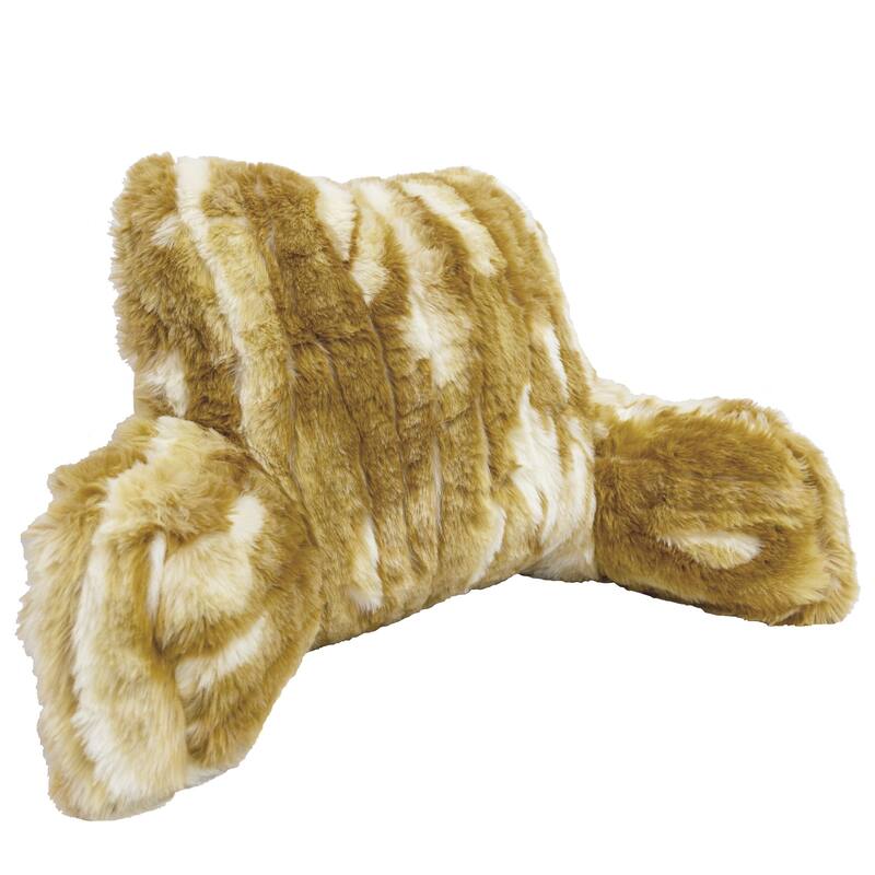 Jacquard FauxFur BedRest, 20" x 18" x 17"