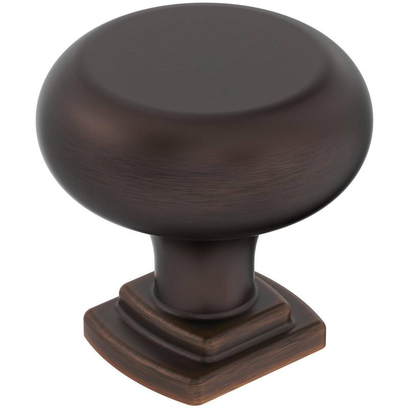 Amerock Surpass 1-1/4 Inch Mushroom Cabinet Knob - Oil Rubbed Bronze